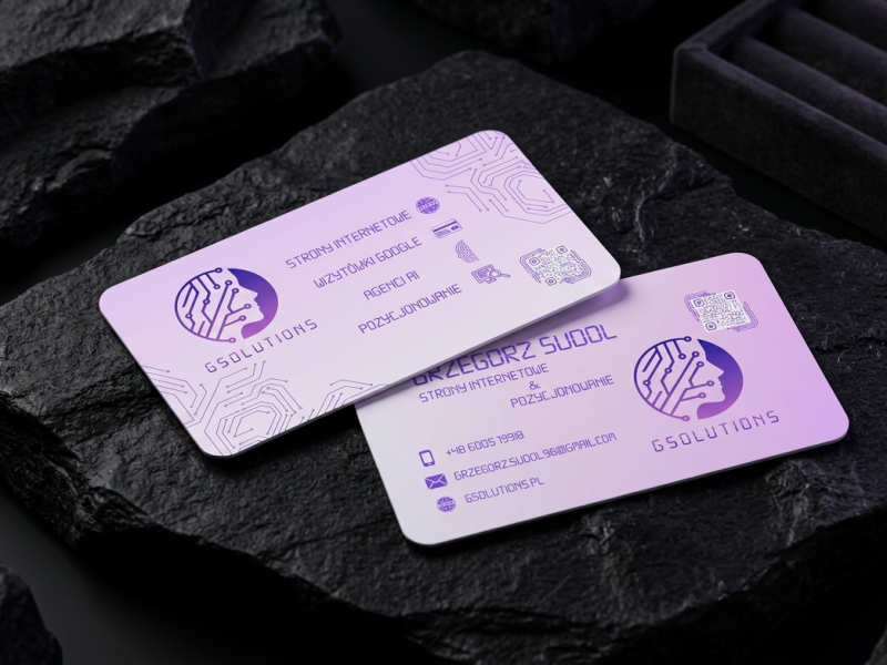 Wizytówka mockup